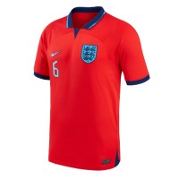 Camiseta Inglaterra Harry Maguire #6 Segunda Equipación Replica Mundial 2022 mangas cortas